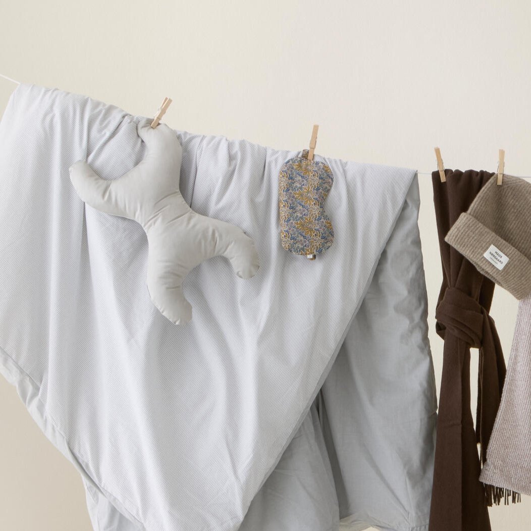 La Petite silke pudebetræk - hvid